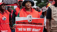 South Africans protest proposed VAT tax