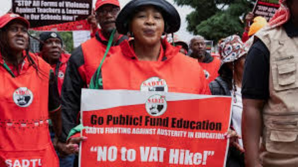 South Africans protest proposed VAT tax