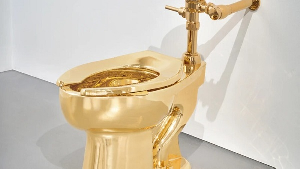 18 Karat Gold Toilet