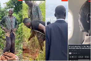 Nana Tea and his siblings gave their father the treat to celebrate Fathers Day