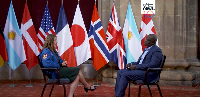 Astronaut Christina Koch speaks with Africanews journalist Michael Oduor in Oviedo
