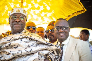 Obrempong Dr Wetse Kojo II [L] and Daniel Nii Arde Tagoe