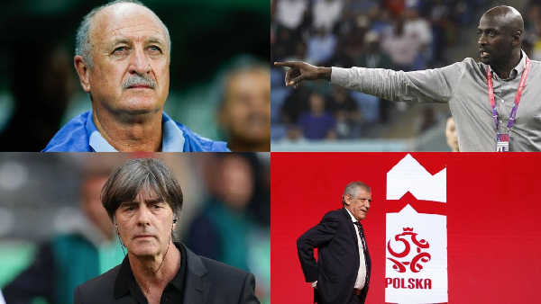 Scolari, Otto Addo, Joachim Low, Fernando Santos