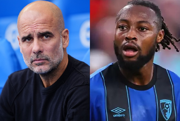 Pep Guardiola is eager to sign Semenyo from Bournemouth