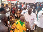 Dr Bawumia promises licenses for small-scale miners during Ahafo Ano Southwest visit