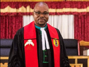 Very Rev Dr Solomon Bruce of the Methodist Church in Kumasi