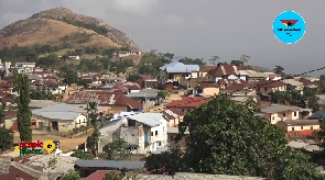A view of the Amedzofe township