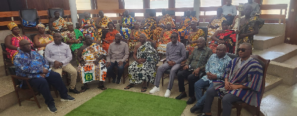 Dr Bawumia met with the Western Regional House of Chiefs in Takoradi on Thursday