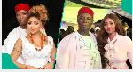 The moment Ned Nwoko asked Regina Daniels to join him during live interview