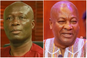 Nii Lante Vanderpuye and President John Dramani Mahama