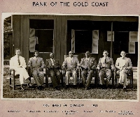 The first board of directors for the Bank of the Gold Coast