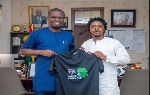 Youth & Sports Minister, Mustapha Ussif and AYC Partner Ghana, Musah Toloba