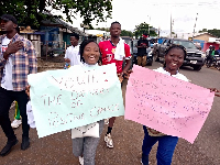 Participants of the peace walk