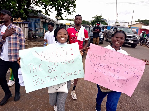 Participants of the peace walk