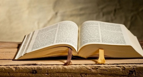 File photo of an open bible