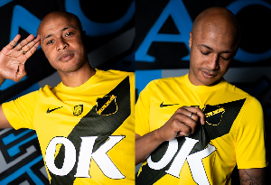 Dede Ayew is now a player of NAC Breda