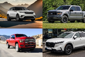 EOCO flags Honda CR-Vs, Ford F-150s, Range Rovers, and Dodge Rams