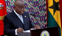 The president of Ghana, Akufo- Addo