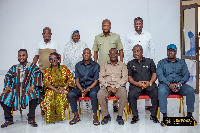 Dr Gabriel Kwamigah-Atokple with some of the MPs after their engagements