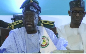 Nigeria's Bola Tinubu addresses West African leaders at extraordinary summit on Niger, in Abuja