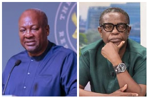 President John Dramani Mahama and Kwesi Pratt Jnr