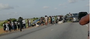 The scene of the accident
