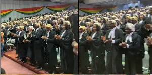 A picture from the 2025 Ghana School of Law graduation