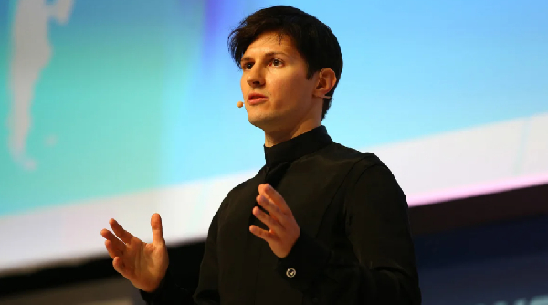 Telegram founder and CEO Pavel Durov speaks at a conference in Barcelona, Spain, on Feb. 23, 2016