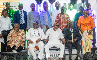 A group photo of the personalities celebrated with other dignitaries at the event