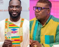 OK Frimpong's (L) detention has been questioned by Dafeamekpor (R)