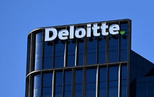 A photo of the Deloitte building