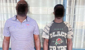 The suspected cocoa smugglers