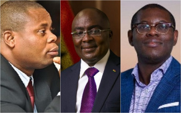 Franklin Cudjoe, Dr Mahamudu Bawumia and Bright Simons