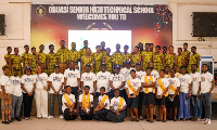 Participants of the conference pose for a photo