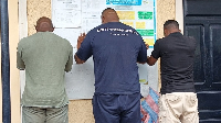 The three suspects are in police custody after they were arrested
