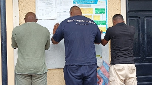 The three suspects are in police custody after they were arrested