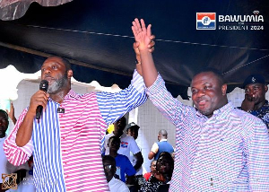 Dr. Matthew Opoku Prempeh showcases Collins Adomako Mensah to be re-elected as MP