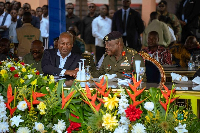 John Dramani Mahama is Ghana's President and CDS Lieutenant General William Agyapong