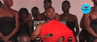 Akropong ruler, Oseadeeyo Kwasi Akuffo III at 2023 Odwira festivities