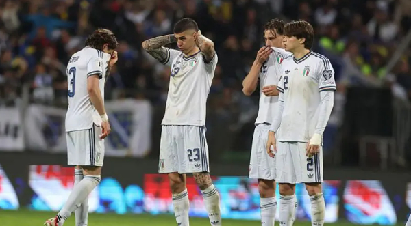 Italy suffered another World Cup play-off defeat