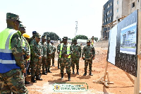 The building is still under construction and almost complete
