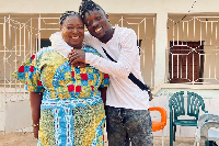 A photo of Kofi Jamar and his late mother