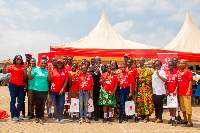 Kwesimintsim MP Philip Buckman celebrates Telecel DigiTech Academy graduates in Effiakuma