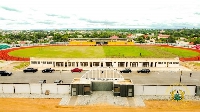 The new pitch at the Koforidua Youth Resource Center