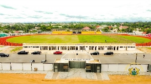 The new pitch at the Koforidua Youth Resource Center
