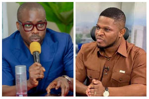 Paul Adom Otchere and Sammy Gyamfi