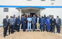 Group photo of SEC and IFRIG delegations after the session