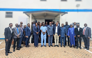 Group photo of SEC and IFRIG delegations after the session