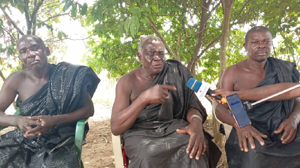 Abusuapanin Moses Amponsah speaking