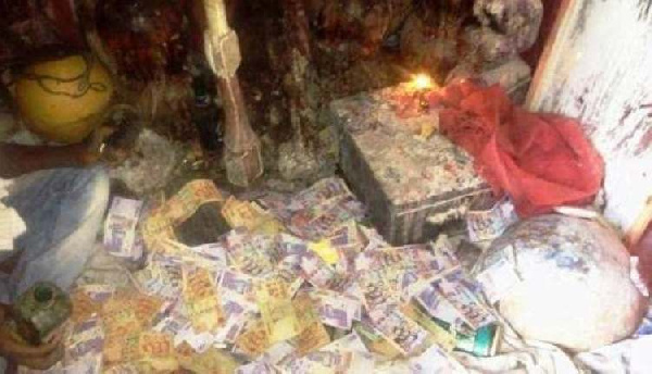 File photo of money rituals